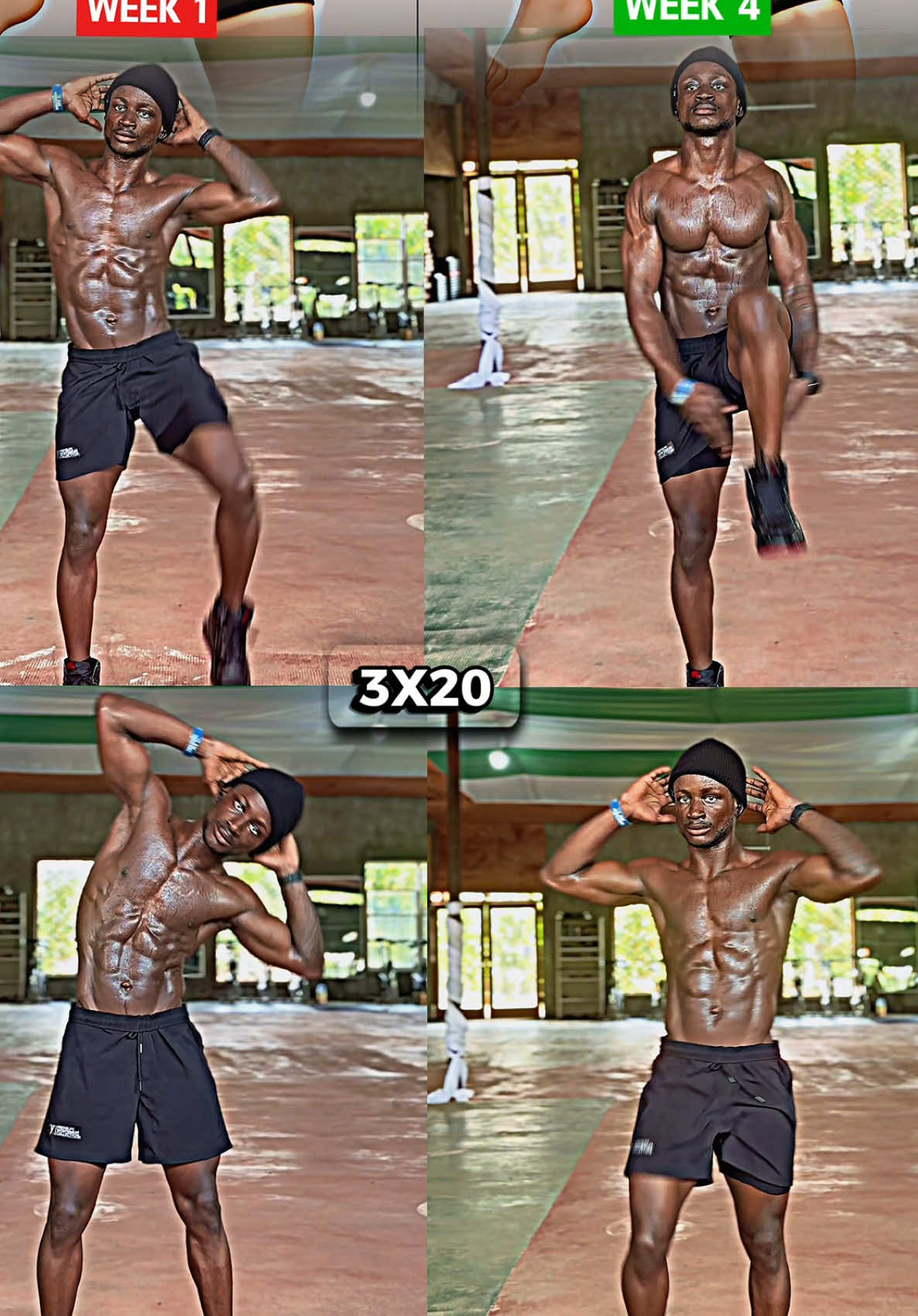 Easy standing ab workout #ab #exercise #standing 