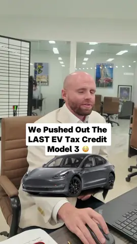 This was our last EV tax credit Tesla Model 3. Find out how the deal went down. #teslamodel3 #evtaxcredit #carfinancing