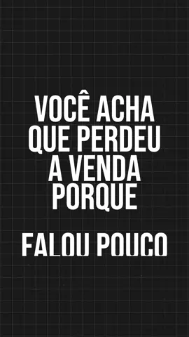 MUITOS VENDEDORES PERDEM A VENDA POR FALAR DEMAIS! Mas os que mais vendem… são os que sabem ouvir. O silêncio é a pausa que revela o que o cliente esconde. É no vazio da conversa que mora a verdade, as dores, as objeções e até o “sim” que ele ainda não disse. Quer dominar o jogo? Fale menos, observe mais e escute com intenção! Porque o verdadeiro poder não tá no argumento, tá na pergunta certa e no silêncio depois dela. O vendedor de alta performance não fala pra convencer, ele escuta pra compreender. Quer aprender técnicas que ninguém te ensina nos treinamentos comuns? Comenta aqui: “Eu quero.” #vendas  #tecnicadevendas  #altaperformance  #pedrofalci 