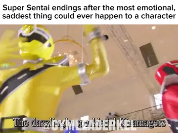 Super Sentai endings just know how to get you grooving even after making you cry your eyes out😂😭 - - - - - #supersentai #supersentaiedit #powerrangers #tokusatsu #gozyuger 