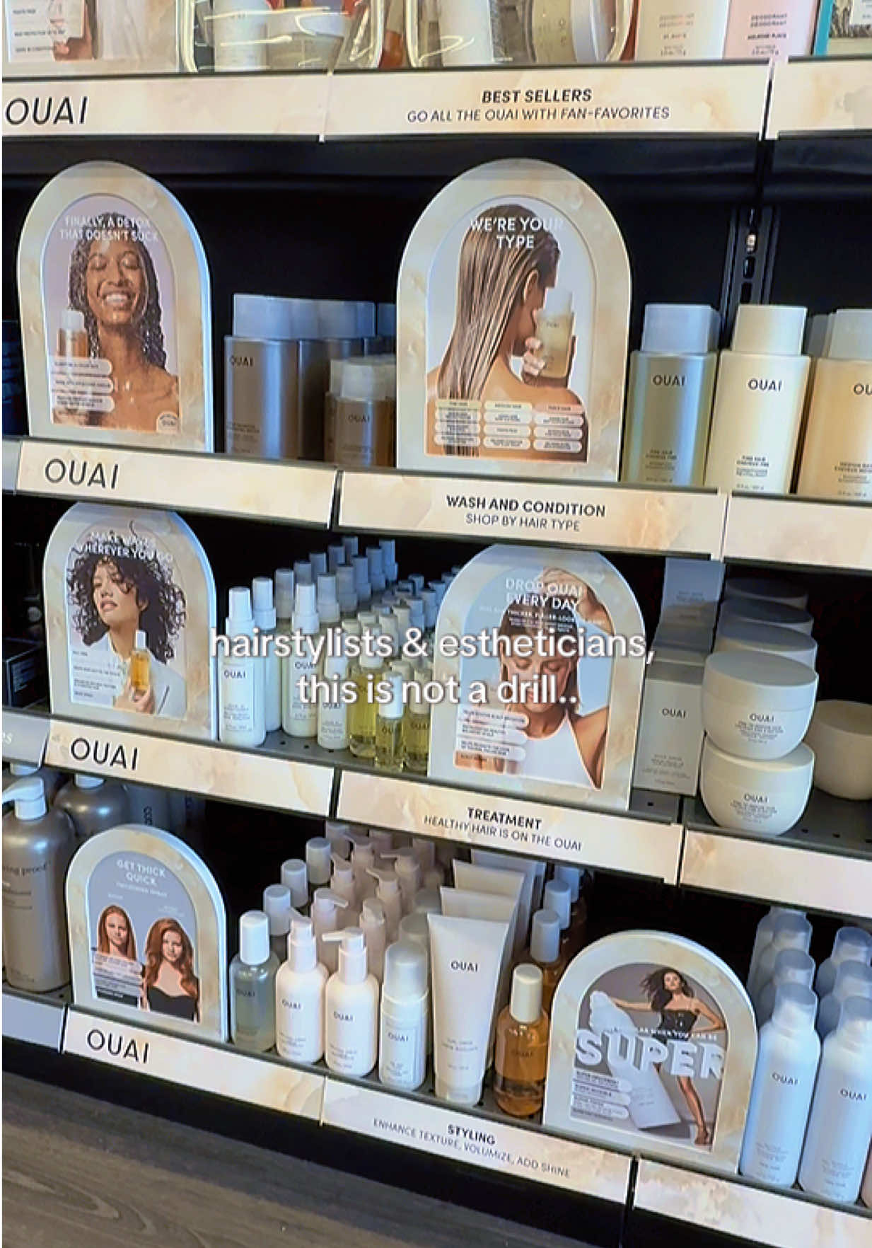 The rumors are true 👀 ….what a dream @THE OUAI is now at @SalonCentric !! #favoriteproducts #ouai #estheticiantiktok #hairstylistsoftiktok #viraltiktok 