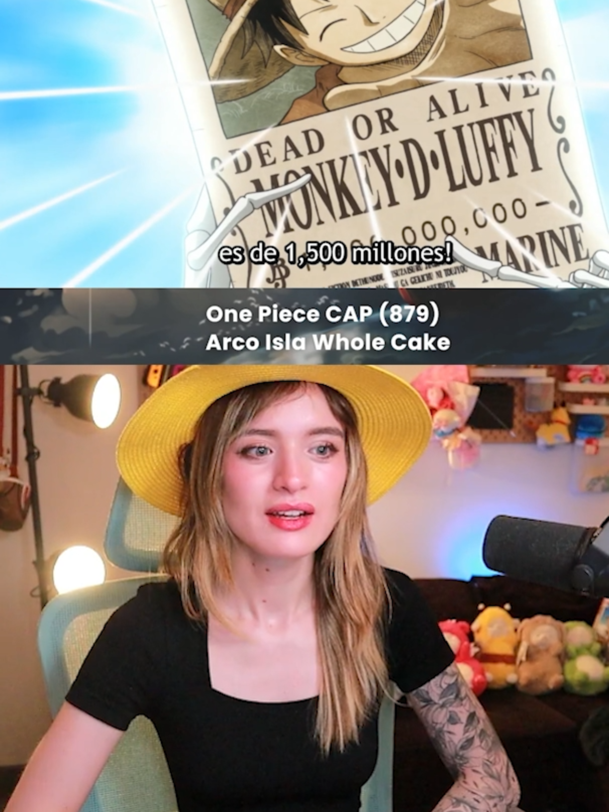 LA NUEVA RECOMPENSA DE LUFFY!!! QUIERO VERTE PRONTOOO SHANKS que emociooon #anime #onepiece #luffy #shanks #nicolefonseca08