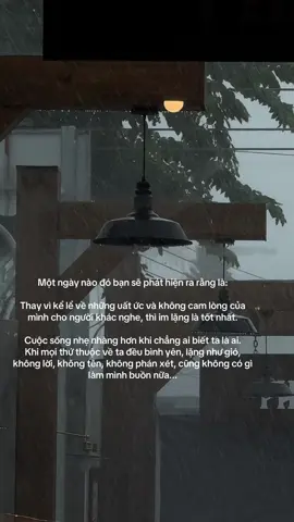 Thay vì kể lể về những uất ức và không cam lòng của mình cho người khác nghe, thì im lặng là tốt nhất.. #fyp #story #sad 
