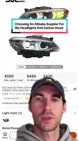 If you want me to make a video on what to look for when finding good suppliers on Alibaba lmk! #alibaba #aliexpress #aftermarketparts #bmw #fyppage