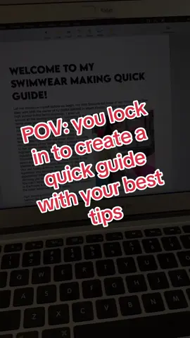 My swimwear making guide quote is now available! 