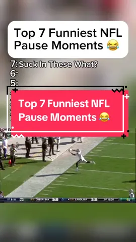 Funniest NFL Puase Moments #fyp #xyzcba #NFL #puase #sus 
