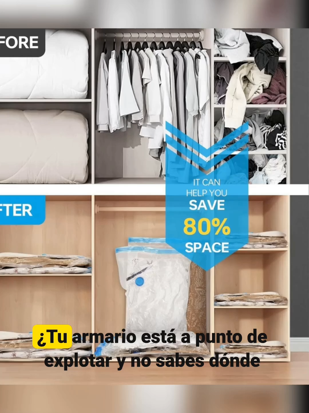 Bolsas Al Vacio Almacenamiento Comprimir Ropa Y Bomba 20 Pzs #TendenciaViral #1000k #GadgetsDeHogar #facicidatuvida #InnovacionHogar #HogarLimpio