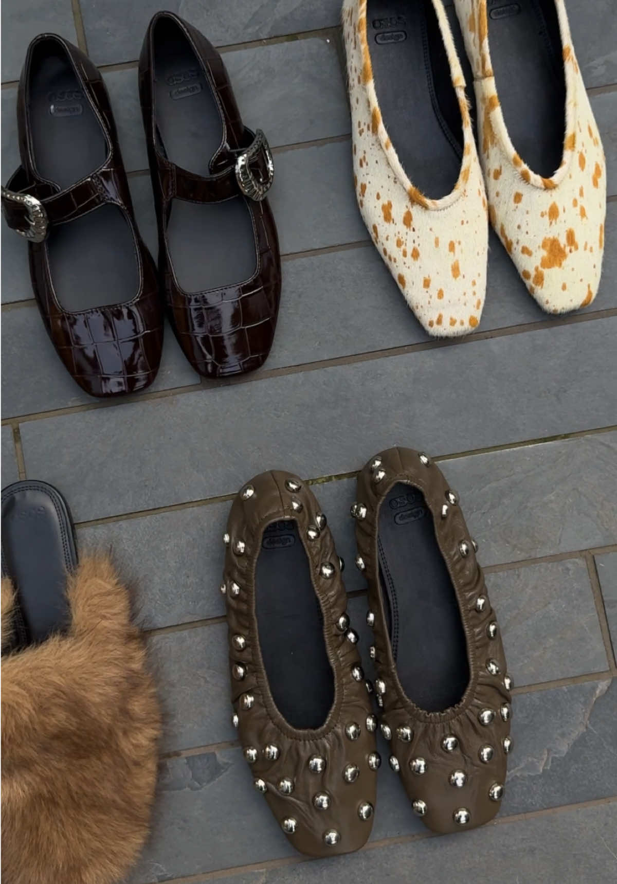 which style do you love most?  #asos #shoerotation #wintershoes #balletflats #mules 