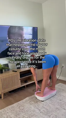 Love my vibration plate so much it helps me with alot!!  #merach #athomeworkout #vibrationplate #tiktokshopfalldealsforyou #lowimpactworkout 