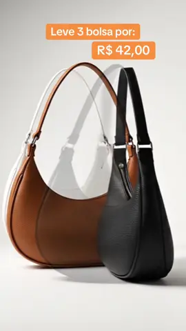 KIT COM 3 BOLSAS FEMININA DE OMBRO BOLSA FEMININA DE MÃO MEI... Pietra pandolfo #tiktokshop #bolsa  R$ 42,00