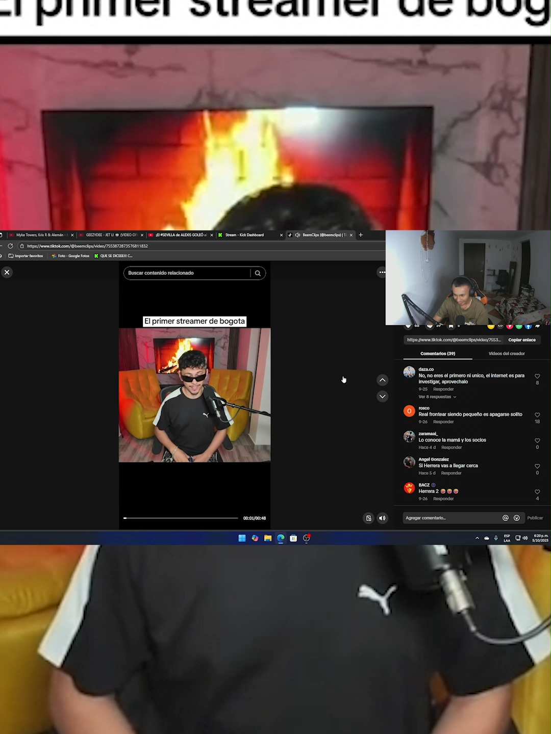 Mi opinion a lo dicho por @beemclips #bogota #polemica #colombia #streamer