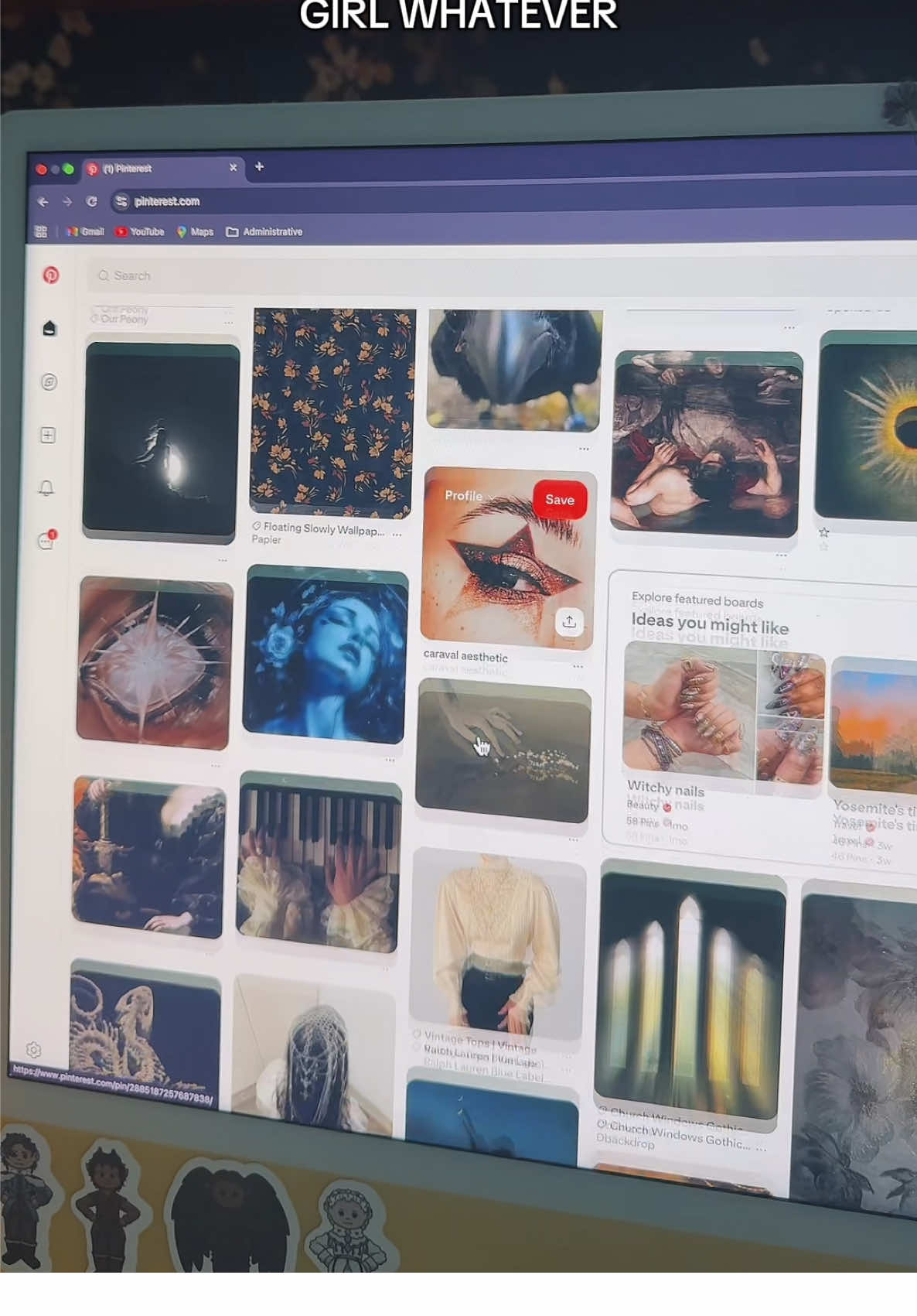pinterest is finally letting you “turn off” genai images (it is NOT perfect i’m still getting some but definitely less and now i need every company ever to do this) @pinterest KEEP GOING #pinterest 