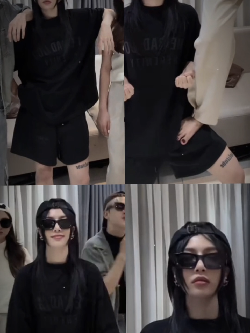 Vậy mà cổ bảo cổ không giải trí 🐈‍⬛🖤 Vid: SOBE .  .  .  .  #lyhan #quinnly #taximailinh #exsh 
