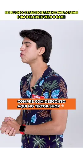 Se até o Klaus tem o baralho para casais 🥵 #lovecards #casais #tinderdavidareal #tiktokshop #gayaditiktok 