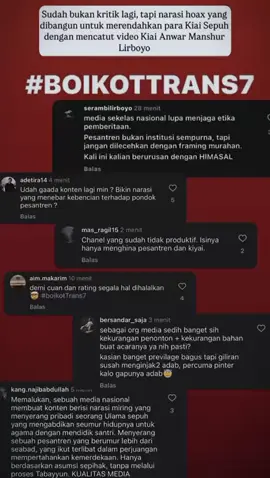 #boikottrans7 #lirboyo #santriindonesia
