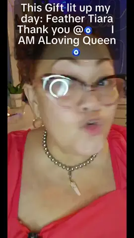 One of the best Gifts in my LIVE. Thank you, 🧿🇵🇷I AM ALoving Queen🇵🇷🧿! For your support to my content. #tiktoklive #livehighlights #livegift #feathertiara
