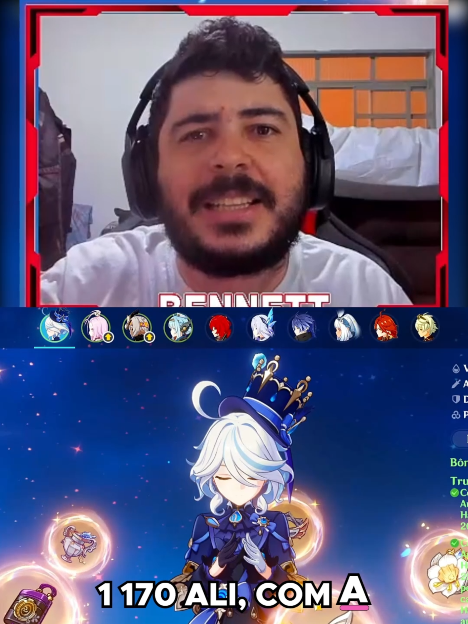 GUIA DA FURINA C6 #genshin #GenshinImpact #genshintok #twitch