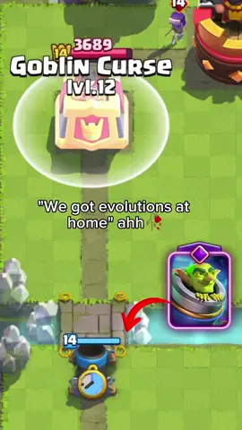 Evos at Home 😭 #clashroyale 