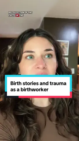 Handling birth trauma and second-hand trauma as a birth doula — If you work in birth, what are some ways you help clients process their birth stories?? #birthworker #doula #birthstory 