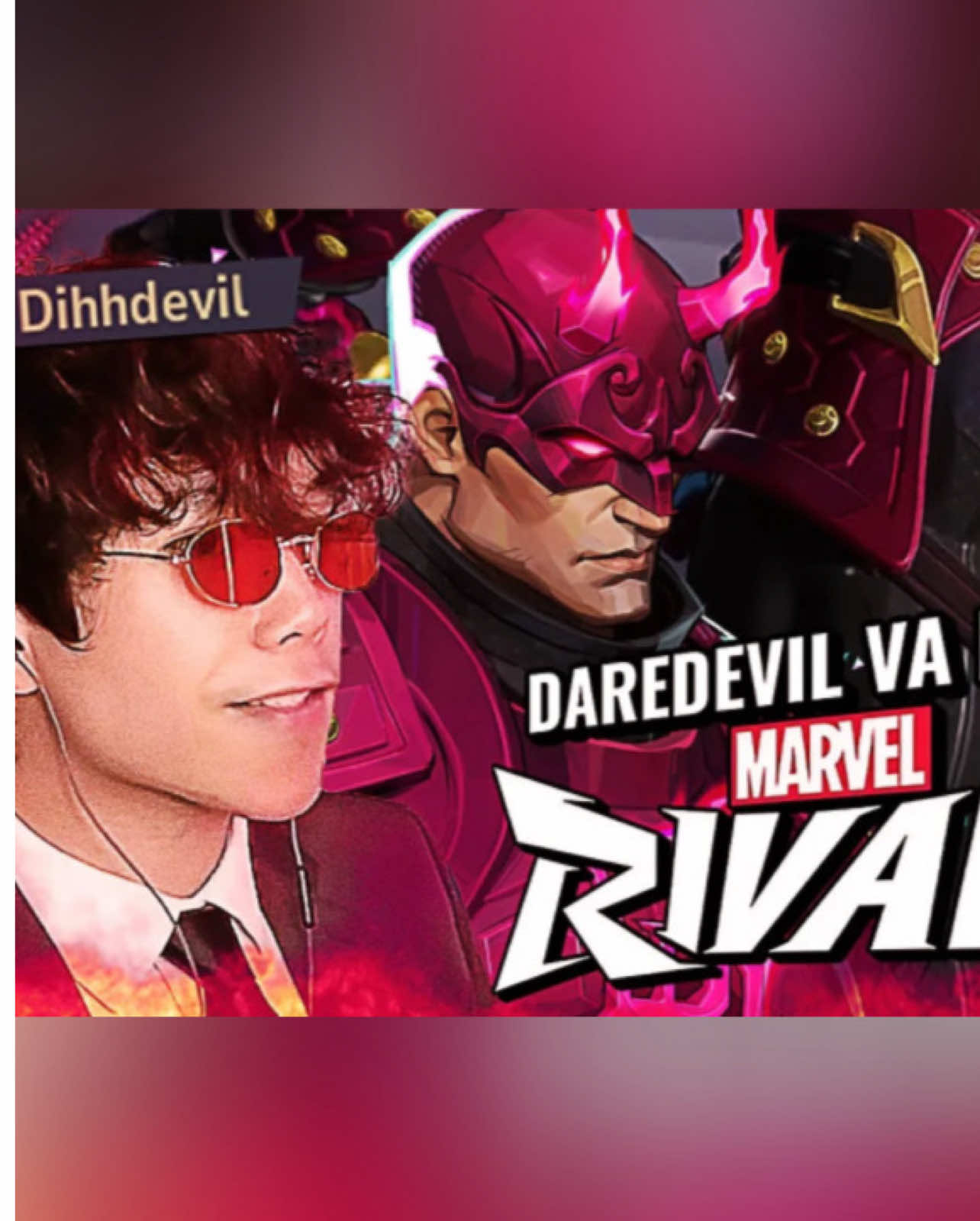Unfortunately I’ve lost the name “dihhdevil” so if you’re playing with someone with that name it’s not me 😔 I had the best time voicing this character 🙏 If you’ve ever wanted to witness bottom 1% Marvel Rivals gameplay.. I’ll show what a “street tier” can do 😤 #MarvelRivals #mattmurdock #marvelrivalsclips #daredevil #voiceactor 