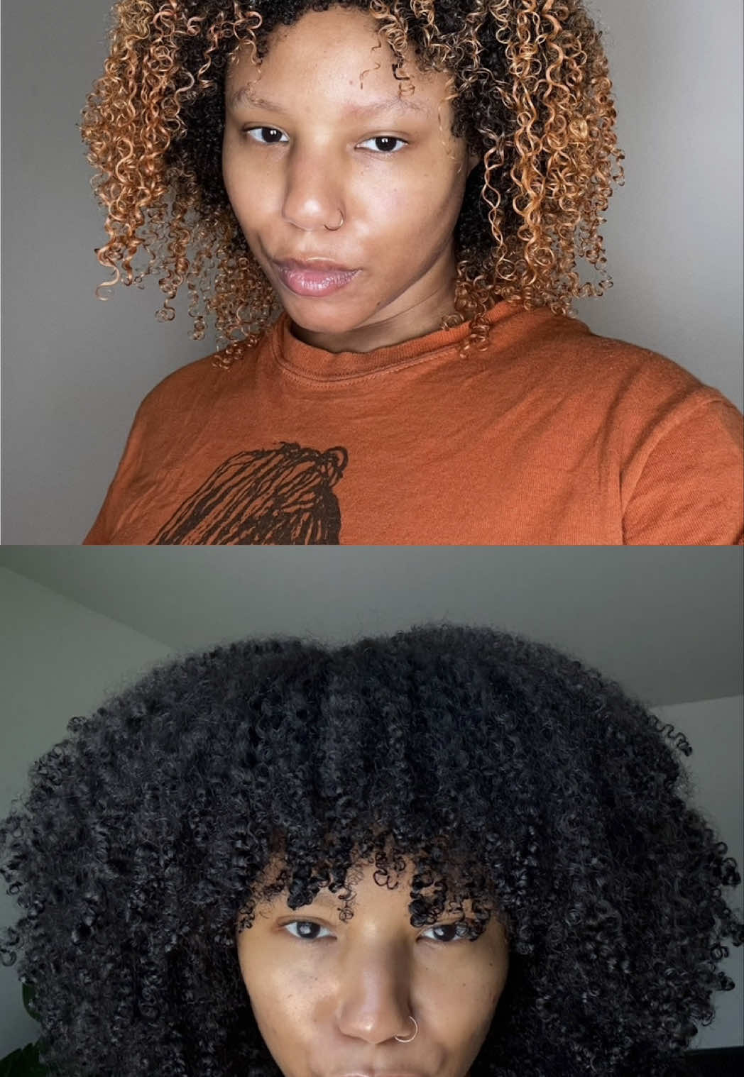 ✨5 Hair Growth Tips That Actually Worked For Me✨ 1. 💧 Moisture is key – dry hair breaks, period. Keep it hydrated with deep conditioners, steam, or whatever keeps your curls juicy. I wash my hair once a week. 2. 📅 Stay consistent – it’s not about trying everything, it’s about showing up for your hair week after week. I mostly do wash n’ go’s because it keeps my hair moisturized and is simple for me to be consistent with.  3. ✂️ Trim when you need to – don’t be scared of scissors, healthy ends = real length retention. 4.🧑🏽‍🦱 Low-tension styles – cute styles that don’t pull or stress your hair will save you in the long run. Not every style needs to be sleek. I don’t protective style 🫣😅 5. 🌱 Glow from the inside out – water, movement, less stress, good food… your hair will thank you. I grew my hair by locking in these habits, and it made all the difference. 💕 👉🏽 Save this for your next wash day  #hairgrowth #naturalhair 