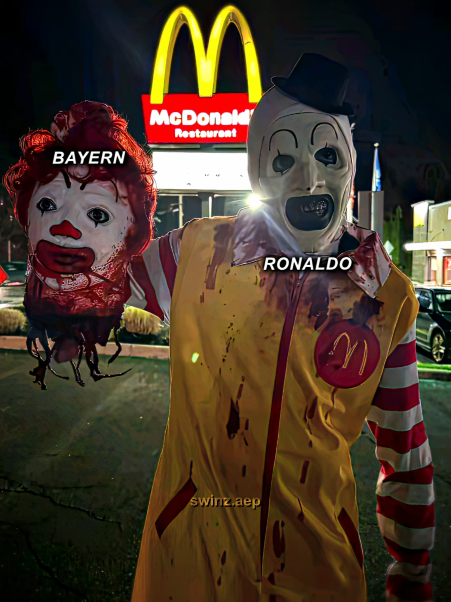 Ronaldo Cooking Bayern 💀🔥. // #ronaldo #cristianoronaldo #viral #fyp #football #aftereffects #edit