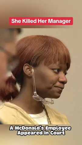 This is the moment McDonald's employee Afeni Badu Muhammad appeared in court after killing her manager Jennifer Harris. #court #prison #murder 