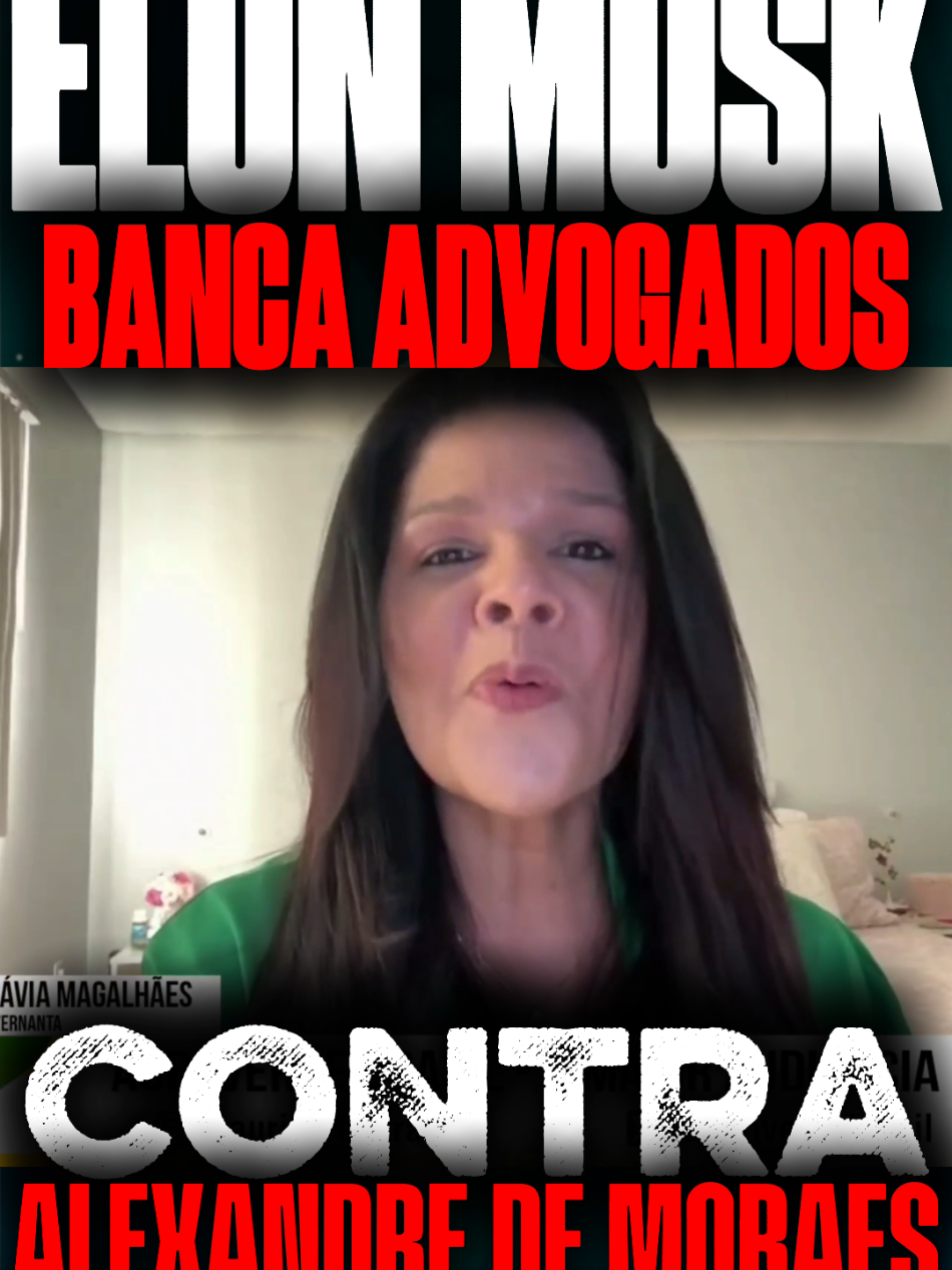 Flavia Magalhães diz ter provas contra Alexandre de Moraes.  #noticiasviral #noticiastiktok #flaviamagalhaes #usa🇺🇸 #brasilian 