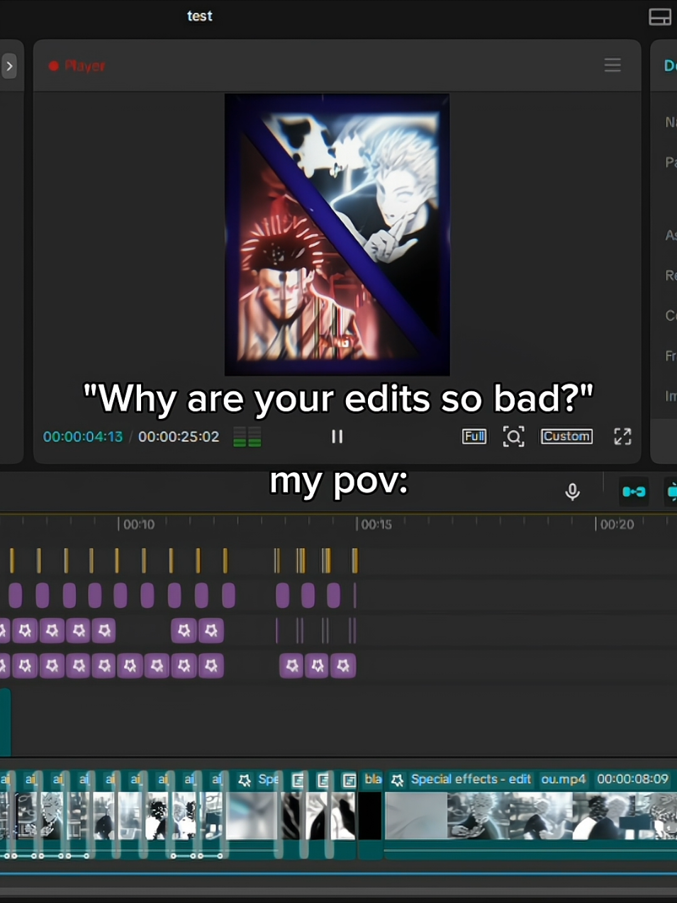 Editors will feel my pain 😭😭 [ CapCut PC ] [ I hate editing ] | Tags: #capcut #lag #editing #pain #proof 