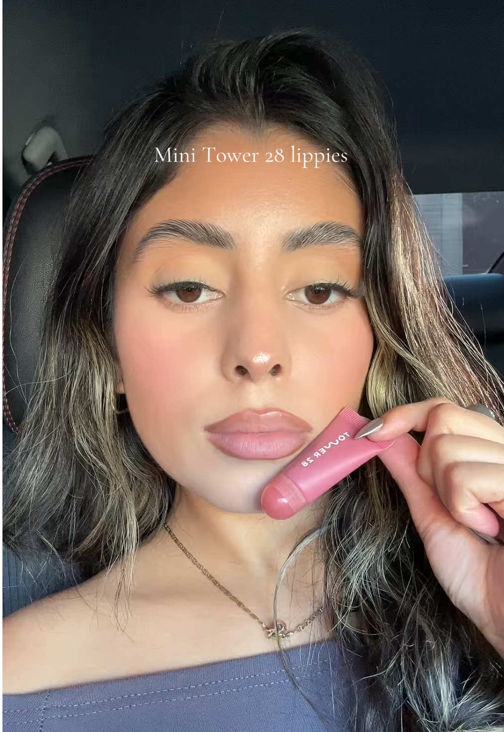 How cuteee are these mini lip softies by @Tower 28 Beauty 😩 used the shade ‘red bean mochi’💗💓💘 #mini#lippies  
