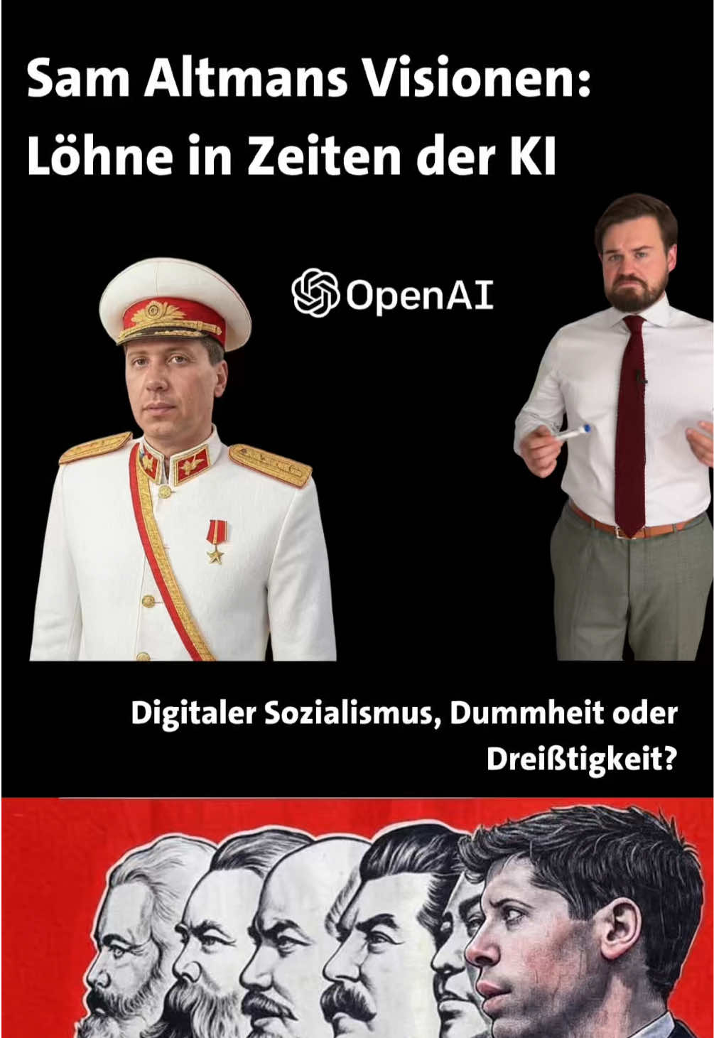Viele Menschen machen sich Sorgen: Bedroht KI auch meinen Job? Auch OpenAI Gründer und CEO Sam Altman stellt sich die Frage nach der Zukunft der Löhne und hat dort in letzter Zeit eine überraschende Wende hingelegt. Was ich von Altmans Visionen halte, das erfahrt ihr in diesem Video 😉 #fyp #grundeinkommen #mutzuinhalten #openai #samaltman 