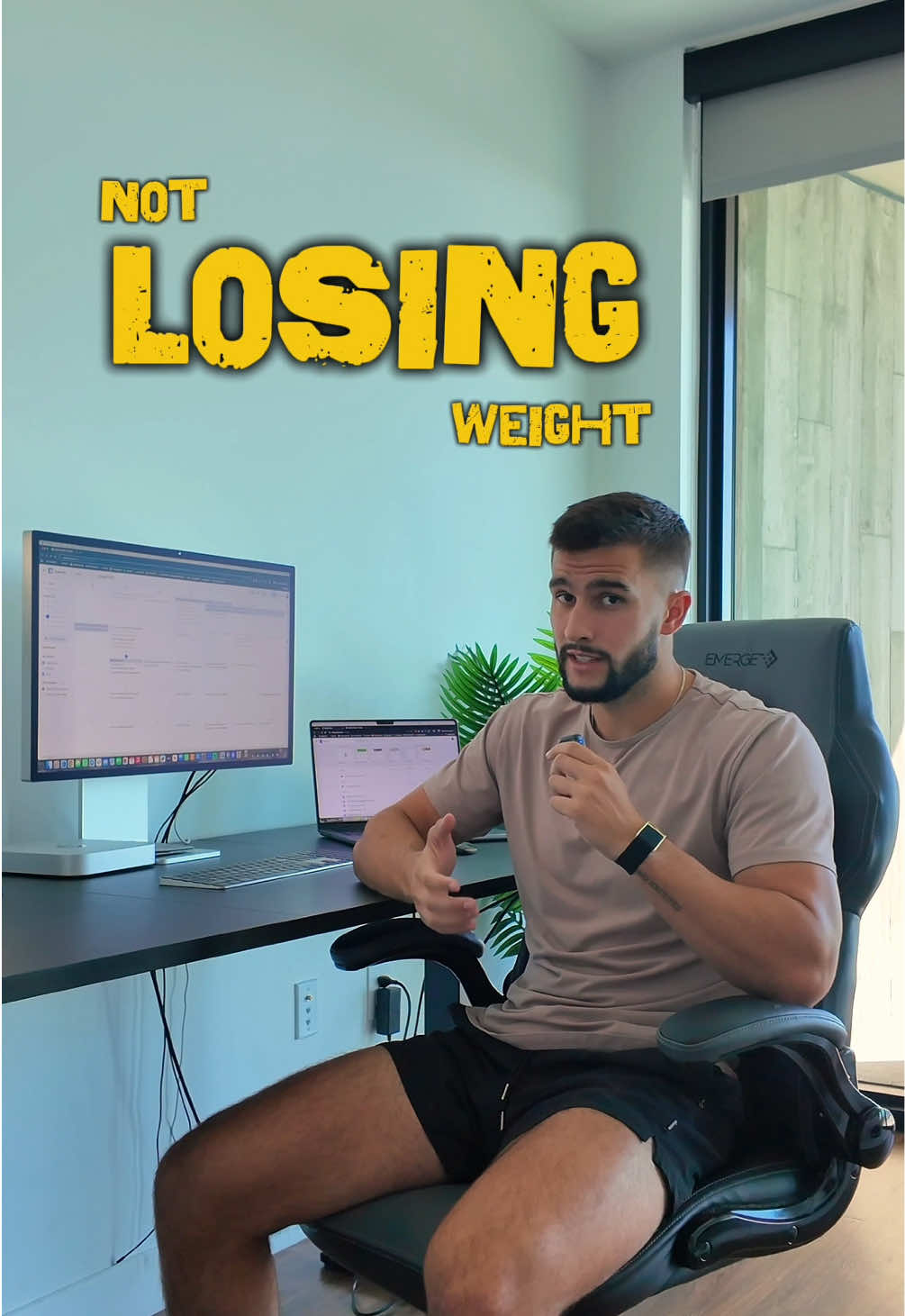 You sit for 8–10 hours a day. Meetings. Emails. Calls. Deadlines. Then you hit the gym for 45 minutes and wonder why the scale won’t move. It’s not that you’re lazy. It’s that your lifestyle isn’t built for fat loss it’s built for convenience. Your body doesn’t care that you *worked out.* It cares how much you *move.* When you spend 95% of your day seated, you’re burning hundreds sometimes *thousands* fewer calories than you think. That’s why you feel like you’re “barely eating” but still not dropping weight. Start small walk after meals, stand more, move between calls. It’s not about doing more cardio… It’s about living less sedentary. Your workouts build muscle. Your daily movement burns fat. Get both right and the dad bod will be gone in no time.