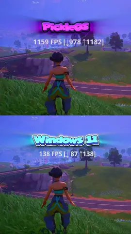 Windows VS PickleOS 💻🚀 #optimizacion #boostpc #pcboost #fortnite #pickleos 