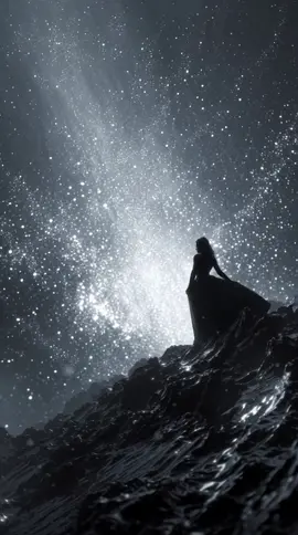 Night sky, dark feminine Goddess energy  #dark #darkfantasyaesthetic #darkvibes #nightskymagic #darkwitch 