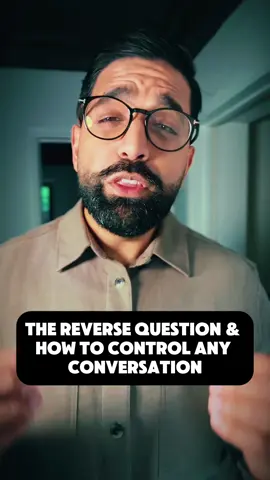 The Reverse Question: How to stay in control when someone puts you on the spot. Here’s how leaders handle a question they can’t answer. They don’t panic. They reverse it. It’s called The Reverse Question — and top executives use it constantly. Because it flips the power dynamic instantly. It works on two principles: Reframing — shifting the focus from defense to dialogue. Reciprocity — people answer what they ask, so you make them clarify first. I’m Yasar, VP of HR with 15 years in leadership — and I teach you how to win at work. Next time someone puts you on the spot, try this: “Good question. Before I answer — what’s most important for you to understand about this?” Or: “That’s a fair question. Before I dive in, what outcome are you hoping to get clarity on?” They’ll reveal what they really want. You buy time to think. And now, you’re leading the conversation. That’s The Reverse Question — calm, confident, and completely in control. #LeadershipCommunication #ExecutivePresence #CareerAdvice