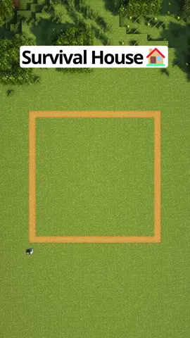 Minecraft Starter Survival House🏠 #Minecraft #minecraftbuilding #minecraftbuilds #minecrafttutorial 