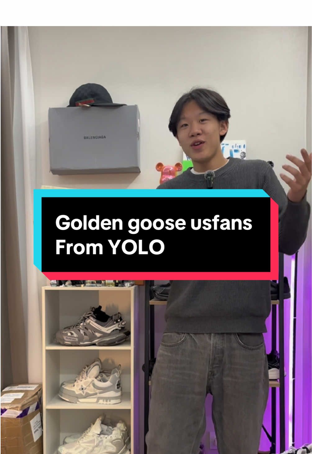 Umboxing golden goose usfans !😍de chez yolo  #viral #pourtoii #fashion #usfans #cnfans 