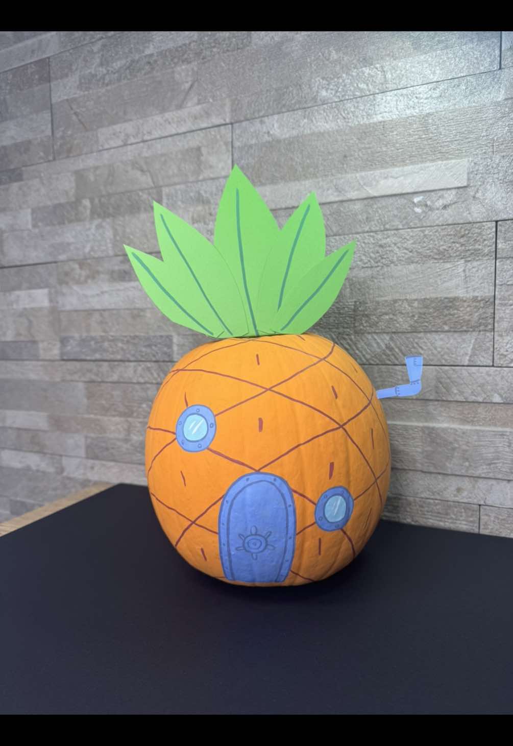 I think I need to make a SpongeBob and Patrick next 🤔🤔  #spongebob #pumpkin #painting #ideas 