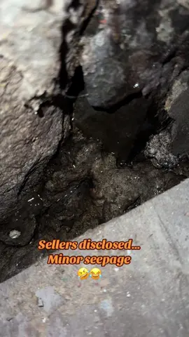 More like major seepage. #Home #basement #water #house #foundation 