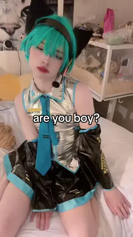 one of these might be false and its not the pebis one #femboy #miku #femboymiku 