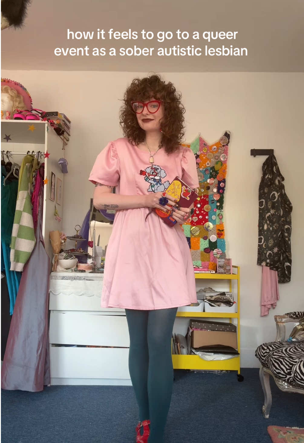 yes i am normal, yes i love going to lesbian events #lesbian #sober #autistic 