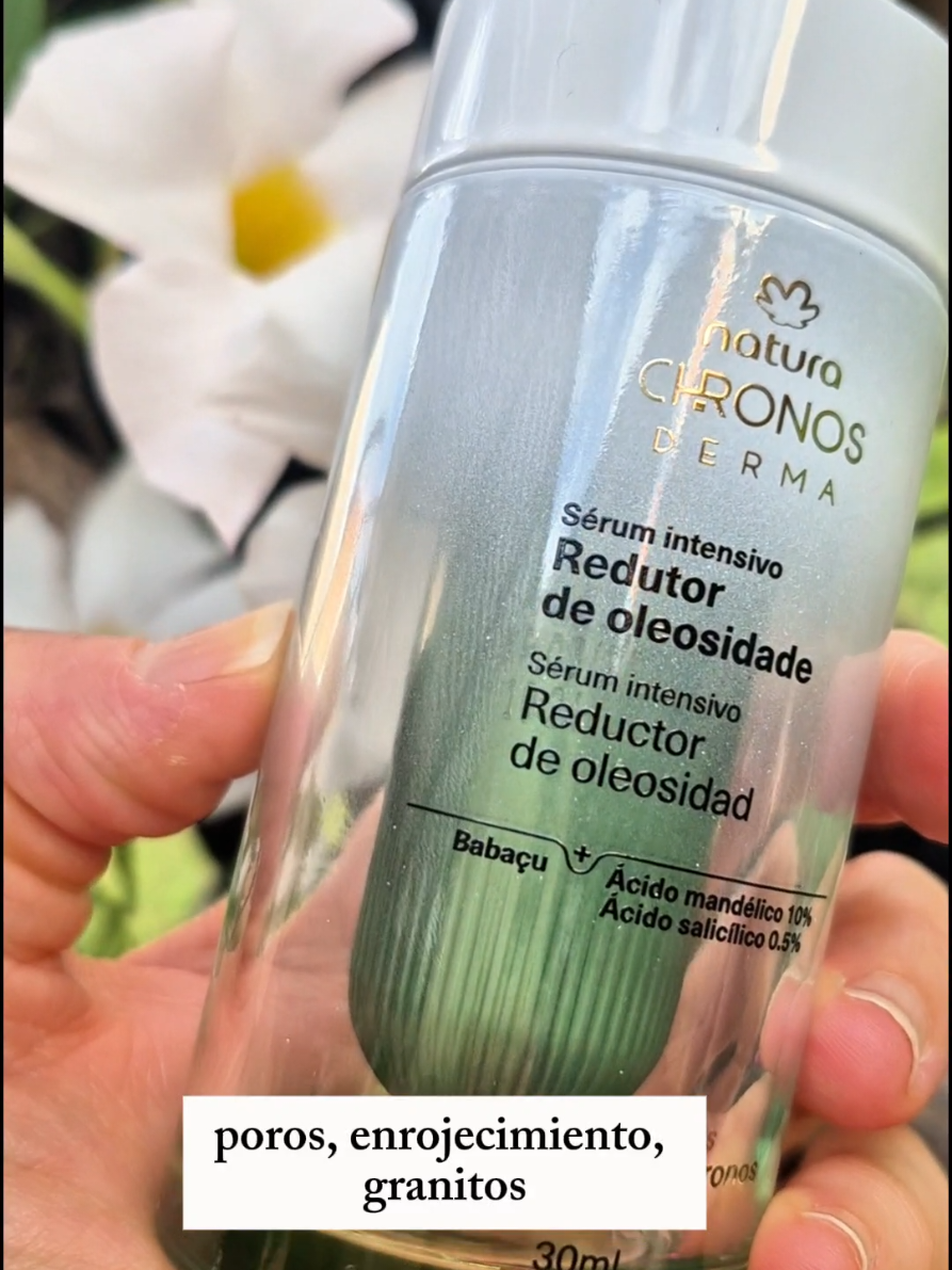 NUEVO Sérum Intensivo reductor de oleosidad con Biociencia Chronos.  Un tratamiento efectivo para tratar los 6 signos de la piel oleosa: grasa, brillo, poros, enrojecimiento, granitos, barritos y marcas de acné.  Conoce toda la línea para tratamiento de esta condición de la piel. Adquierelos en mi tienda virtual  con descuentos, código Sérum: 169244, jabón de limpieza purificante: 168744, Protector antioleosidad: 168743 #grasa #consultoranaturadigital #acneskincare #naturachronos #ventaonlinemexico 