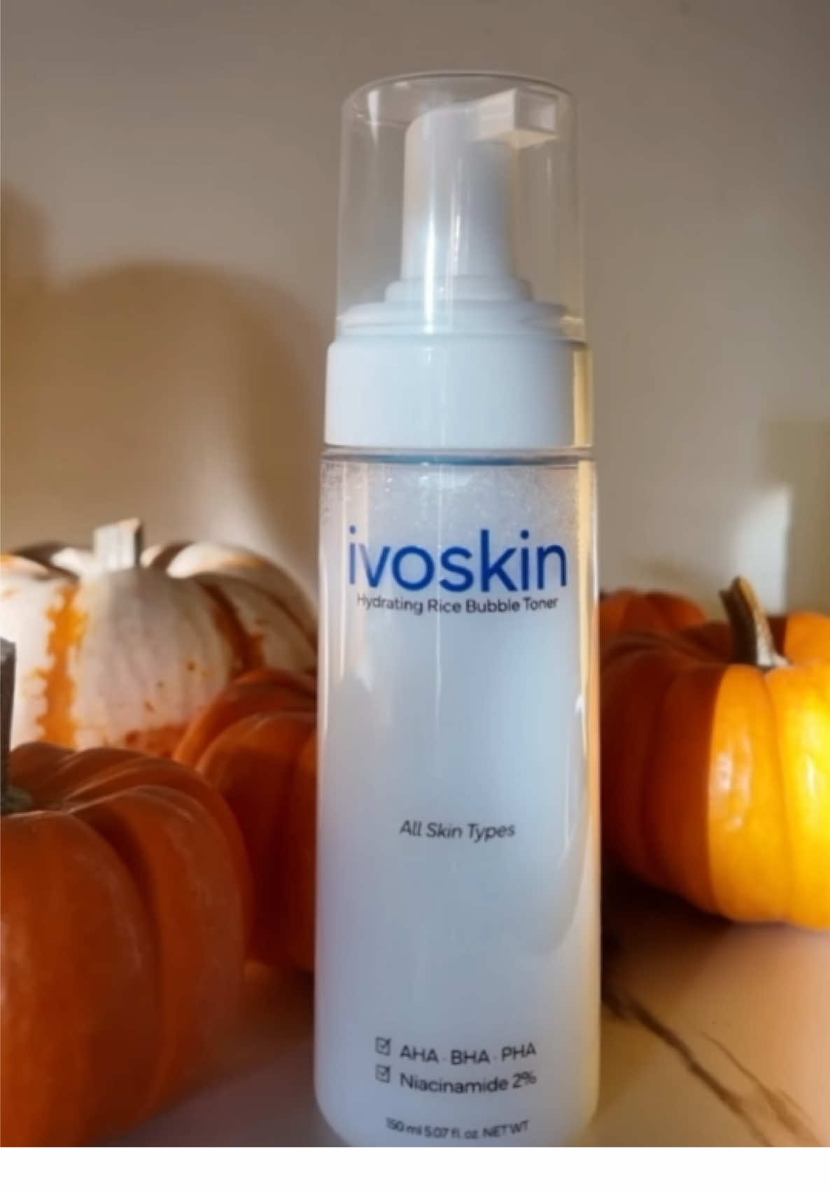 This cleanser feels like a soft cloud on your skin ☁️ Enriched with rice extract & niacinamide, it gently brightens and evens out your tone — leaving your skin fresh, radiant, and smooth. 💧 AHA + BHA + PHA deliver gentle exfoliation, removing dead cells and impurities without irritation. 🍚 Infused with eco-friendly rice, honey, milk & ginseng extracts  it deeply hydrates, soothes, and nourishes even the most sensitive skin. #ivoskin #ivoskinbubbletoner #bubbletoner #riceskincare #milktoner      