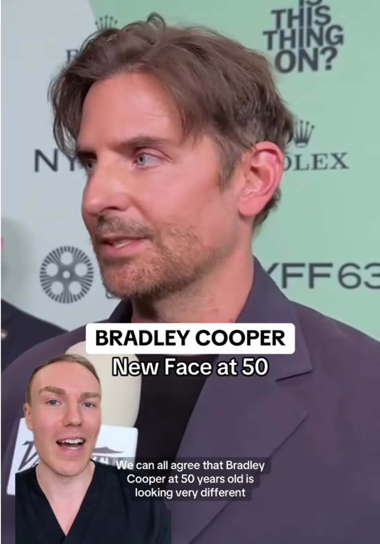 Bradley Cooper New Face at 50 #bradleycooper 
