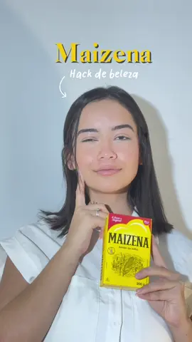 Gente, vocês não têm noção desse hack de beleza que tá #nabocadopovo ✨ Usei @Maizena Brasil e o resultado me surpreendeu demais 💛 #MaizenaHack 