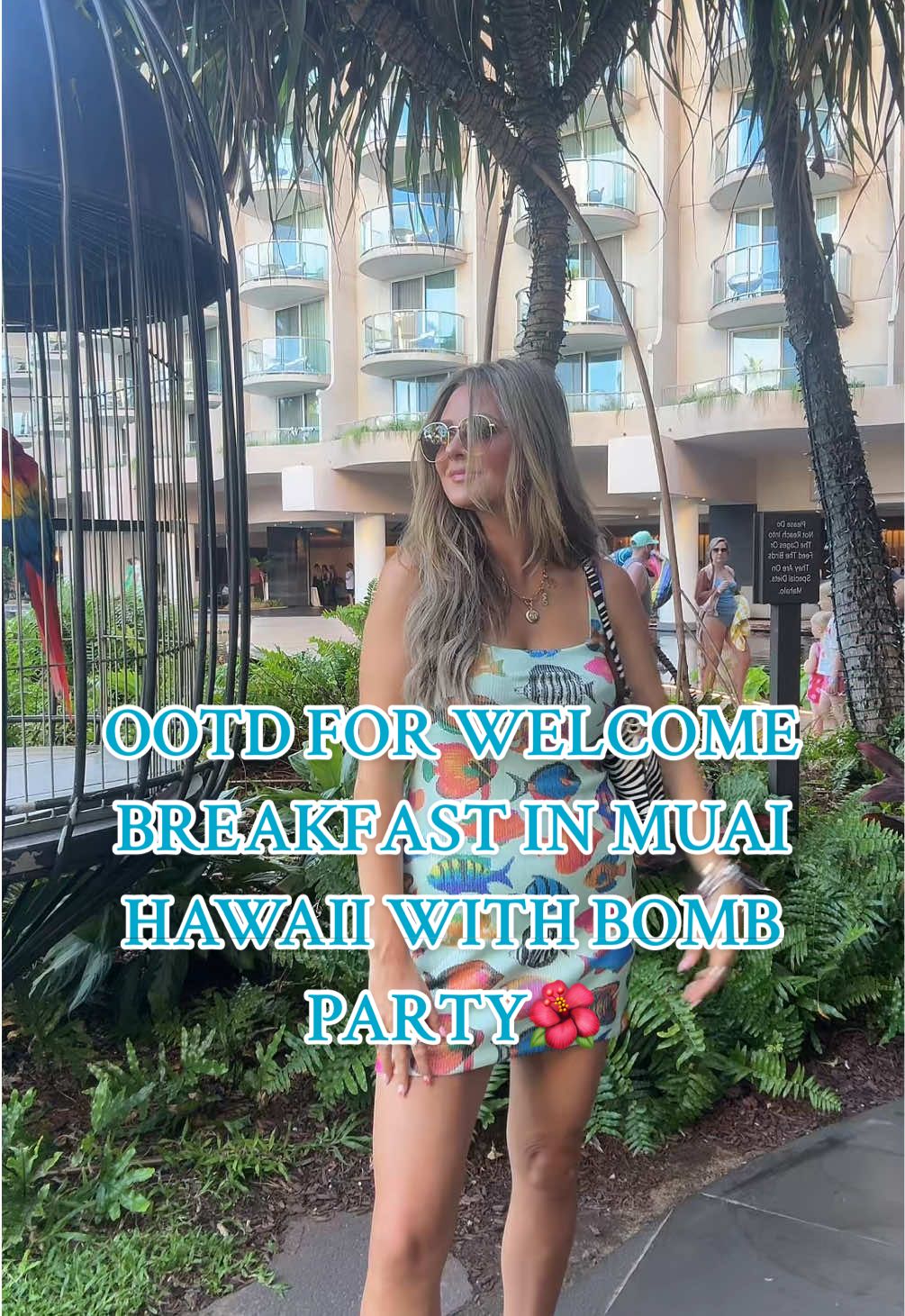Welcome breakfast with @Bomb Party Official OOTD🌺#bombparty #hawai #fypシ #trending #OOTD 
