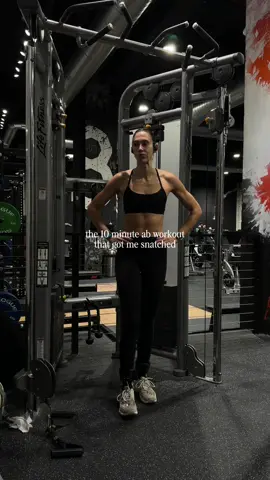 the ab workout that changed more than my core... it changed my life 😍 and in ONLY 10 MINUTES ❣️ #abworkout #coretraining #fitnessmotivation #10minuteworkout #creatorsearchinsights 