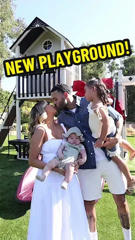 Christmas came early! 🎁 Thanks @King Swings | Swing Sets 🛝 for Zaia’s custom playground ✨ endless family fun and memories! ❤️