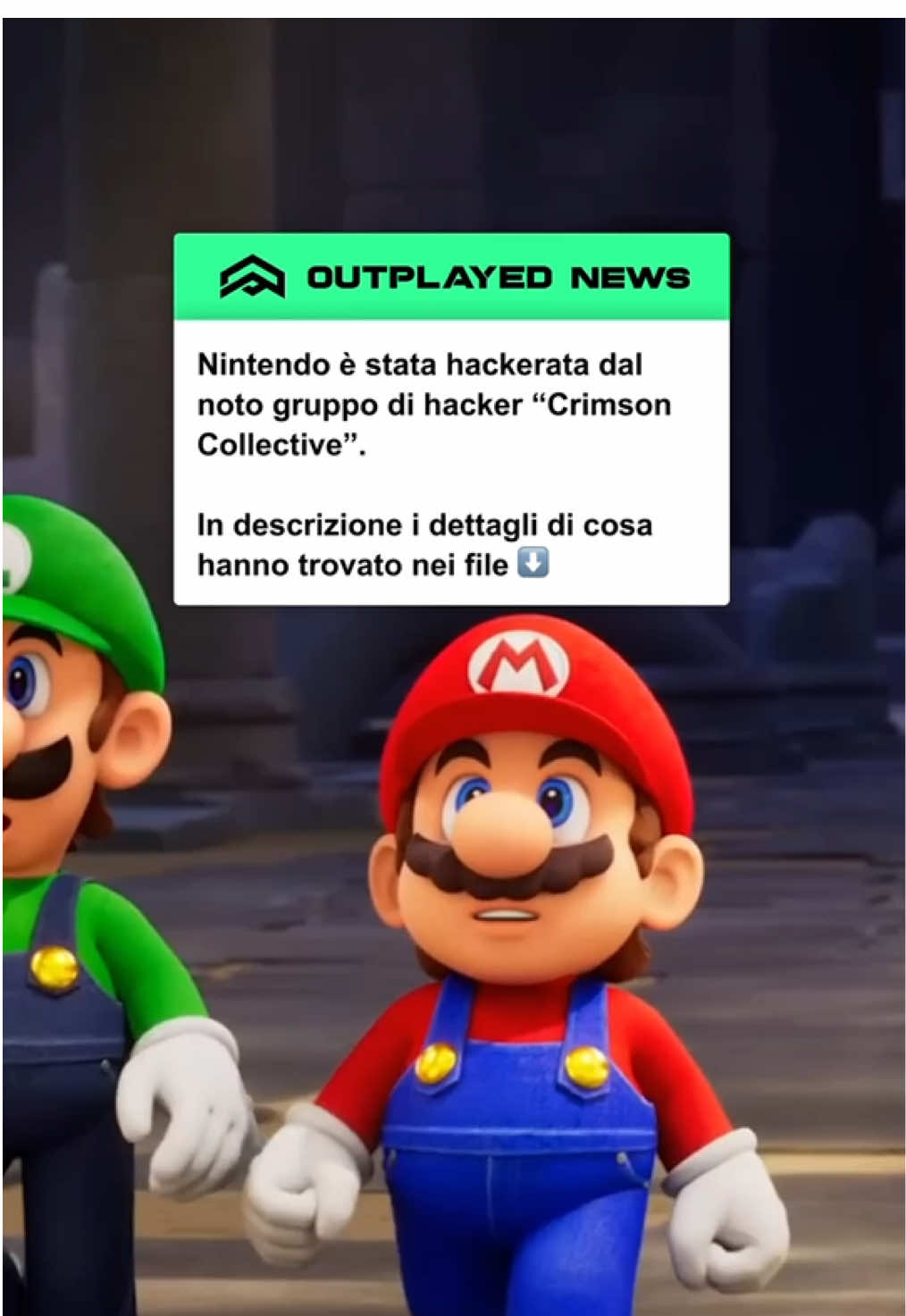 📰 Nintendo violata da un gruppo hacker? Ecco cosa è emerso finora:  Il gruppo Crimson Collective sostiene di aver compromesso i server di Nintendo, pubblicando screenshot che mostrerebbero cartelle interne come prova dell’attacco. Tra i file trovati ci sarebbero: * asset di produzione e materiali legati allo sviluppo di giochi * file interni dei team di sviluppo, versioni in lavorazione e backup * cartelle che potrebbero contenere informazioni su progetti non ancora annunciati ⚠️ Al momento Nintendo non ha confermato l’attacco, e non ci sono prove indipendenti che certifichino la veridicità delle immagini diffuse. 🔍 Restano da chiarire: * l’entità della violazione * quali dati siano stati realmente compromessi * se verranno pubblicate altre prove o leak 👉 Le indagini sono in corso e nei prossimi giorni potrebbero arrivare nuove conferme o smentite. #Nintendo #CrimsonCollective #CyberAttack #Hacker #GamingNews   