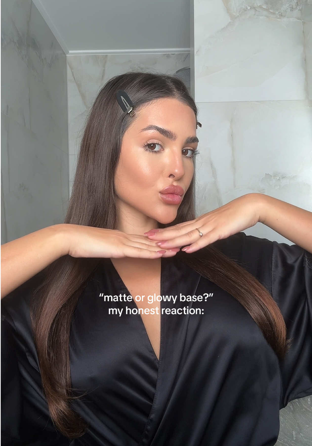 found the perfect pre-foundation glow enhancer💓✨#foryoupage #fyp #glowymakeup #fluidsheer #armanibeauty 